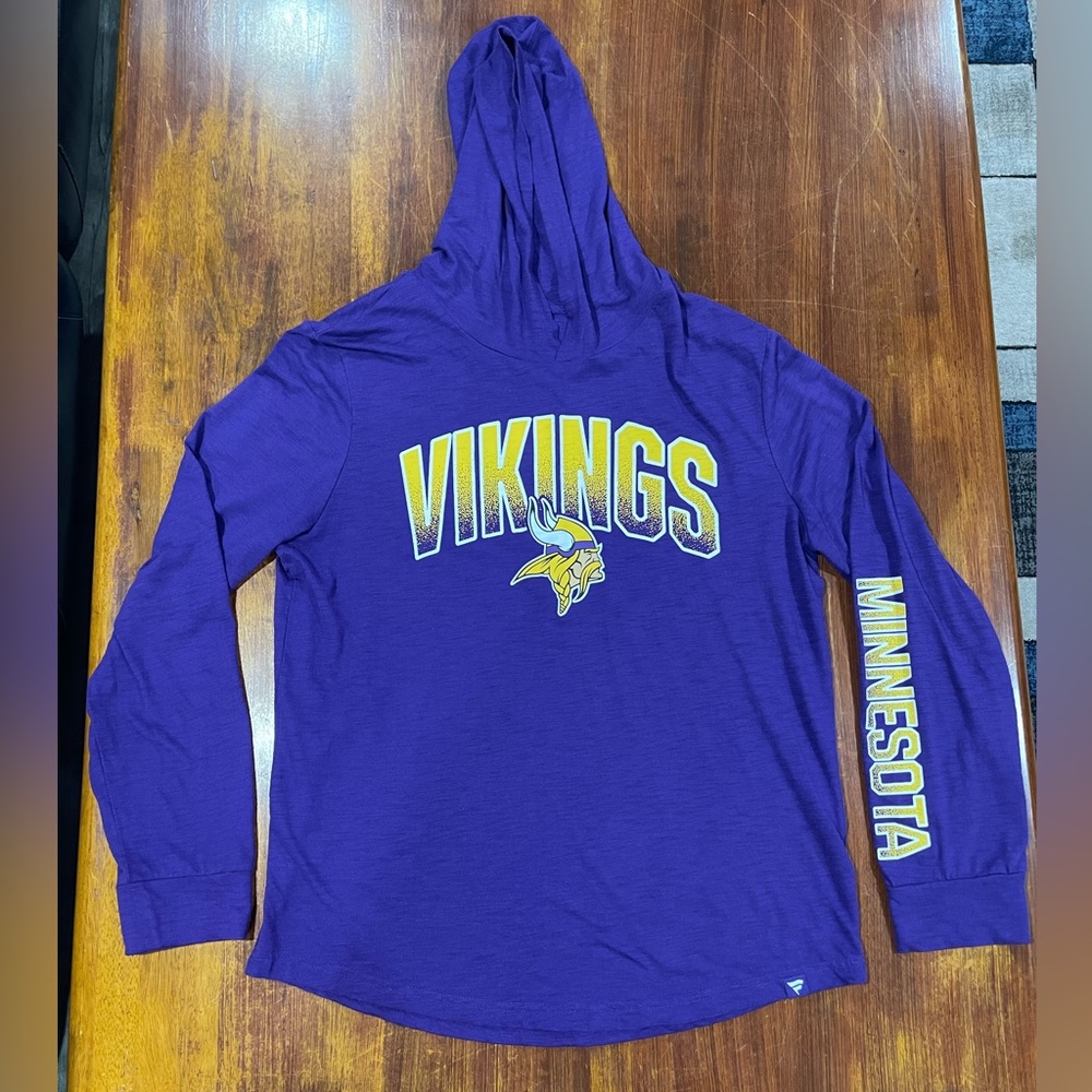 Fanatics Purple Hooded Shirt